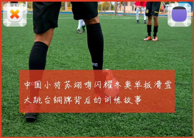 中国小将苏翊鸣闪耀冬奥单板滑雪大跳台铜牌背后的训练故事