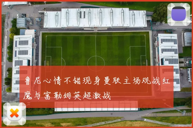 鲁尼心情不错现身曼联主场观战红魔与富勒姆英超激战